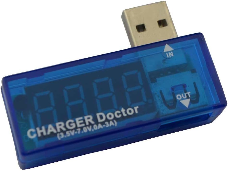 USB Inline Voltage and Current Multimeter Tester - Bus Powered