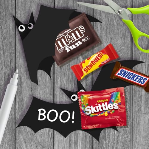M&M'S, SNICKERS, SKITTLES & STARBURST Halloween Candt Assorted Chocolate Candy Variety Pack, Fun Size Halloween Candies for Party Favors, Trick or Treat and More, 40 Ct Bulk Bag - image 5
