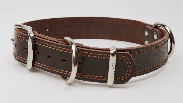 ADITYNA Heavy Duty Leather Dog Collar for Large Dogs - Large Dog Collar Gift Ideea for Dog Lovers - Soft and Strong, 100… - Image 8