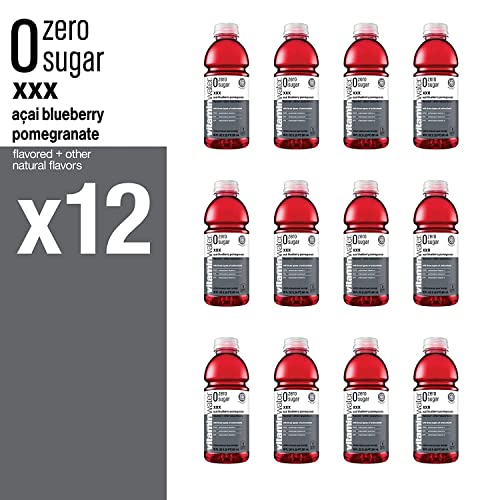 Vitamin Water Zero Sugar Acai-Blueberry-Pomegranate - Xxx, Electrolyte Enhanced Bottled Water Zero Sugar, Zero Calories - 20 Fl Oz (Pack Of 12) #TOP4
