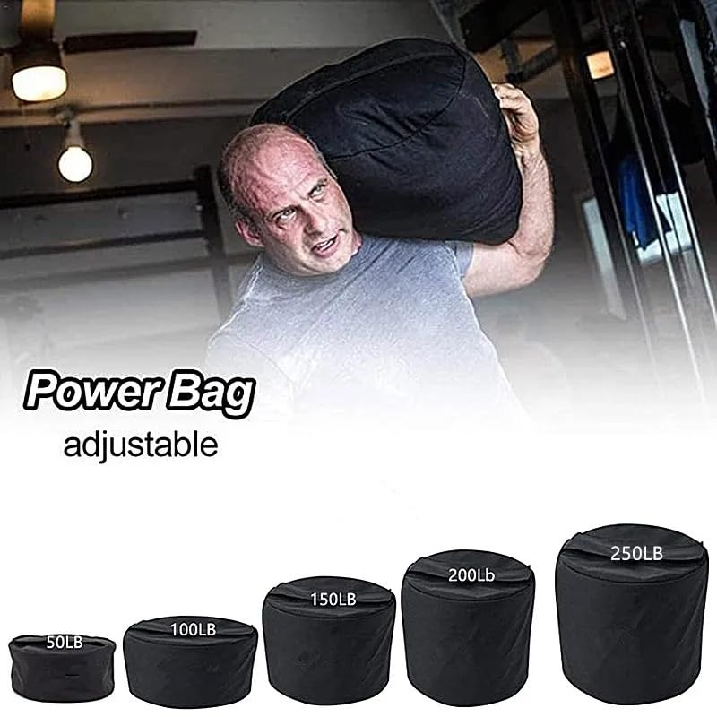Sport Sandbag, Power Bag 50LB-250LB Sacchi di Sabbia da Allenamento Regolabili for carichi Pesanti Pesi Fitness Boxe Sollevamento Fitness