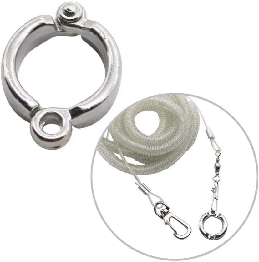 MOPQAWRV鳥の足輪 オウム アンクレット 鳥かごアクセサリー 鳥 ステンレス (8#, 10pcs)