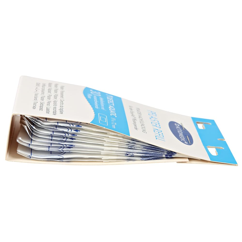 FRANZ MENSCH 8 Stück Actiomedic Gramm Medical ACTIOMEDIC® EasyAid Refill Strips DETECT/AQUATIC, blau, L: 72 mm, B: 19 mm, 30 Stück/Packung, Pflaster, Wundpflaster, Fingerpflaster