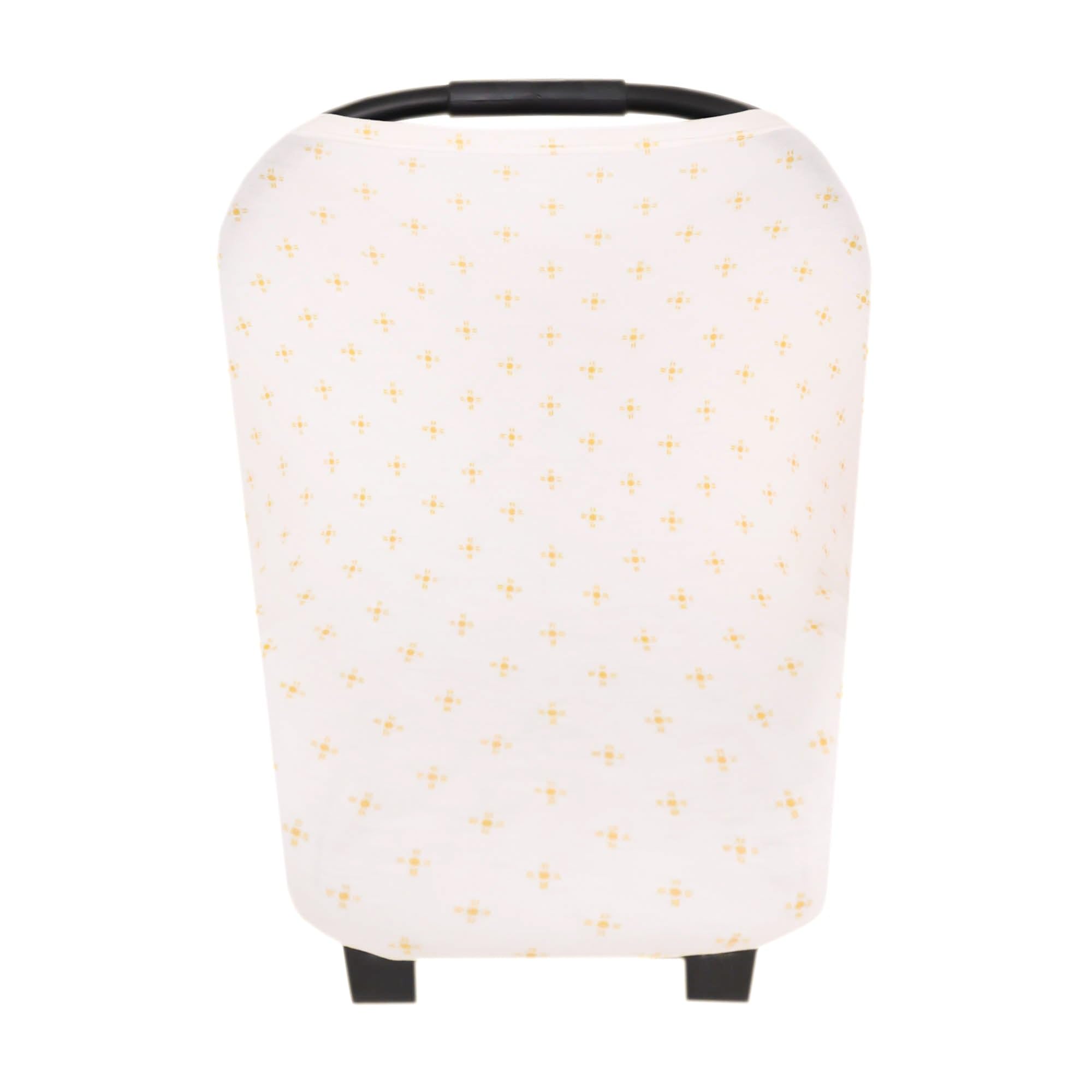 Copper Pearl Multi-Use Cover: Car Seat Covers, Nursing Cover, and Stroller Cover for Sun - Stretchy Fabric, All-Season Use, Stylish Designs, Easy