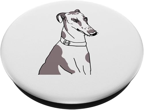 Miniatura 2 de Whippet Dog Gift Tee Pedigree Dog PopSockets Standard PopGrip