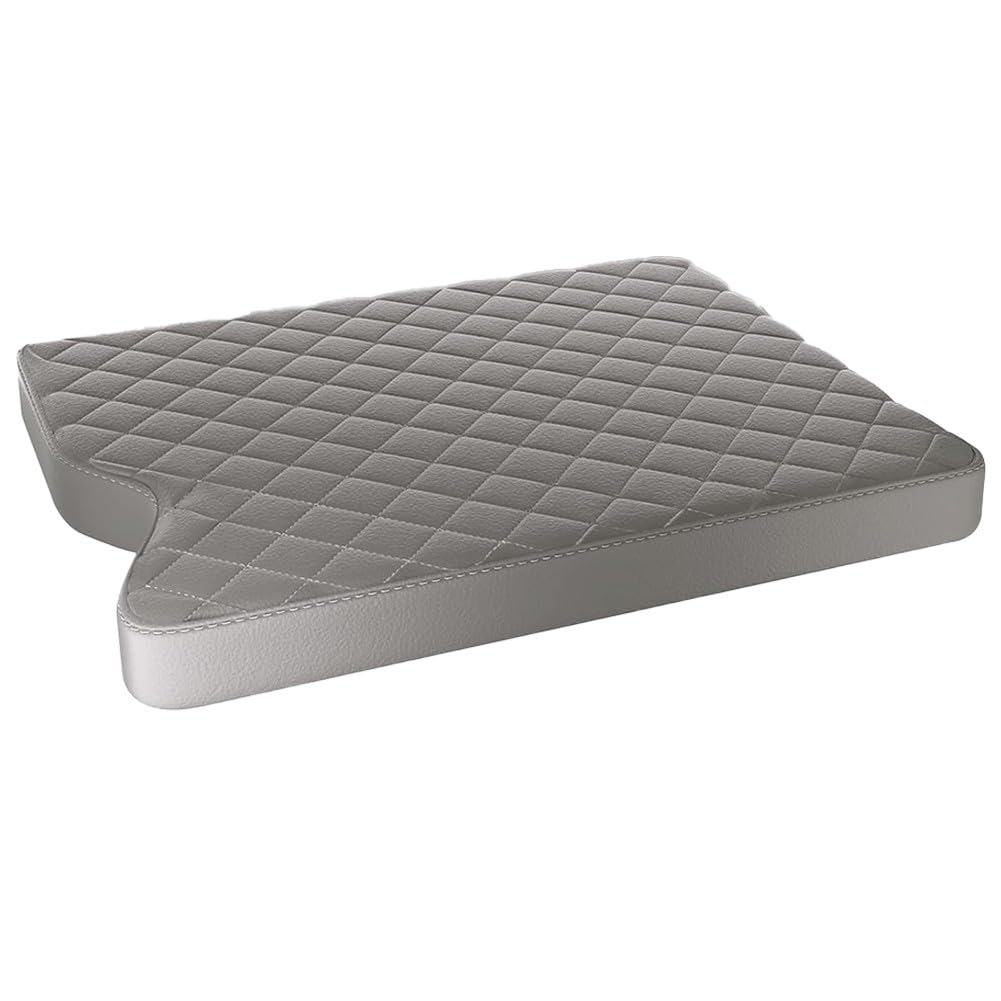 Jump for Seat Center Console Lid Armrest Cover for Ford F150 2015-2022, F250/F350/F450 Super Duty 2017-2022 - Microfiber Leather Trim, Breathable & Abrasion-Resistant Fabric, Beige