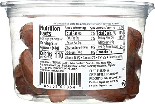 AURORA PRODUCTS Organic Pitted Dates, 9 OZ - Thumbnail 7