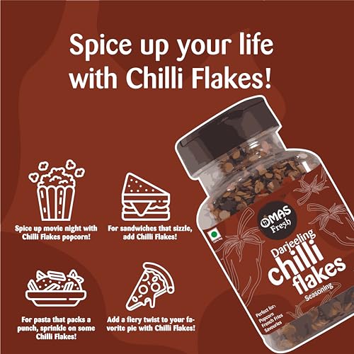 Image of Omas Fresh Multi Seasoning Jain (No Garlic No Onion) Combo | Cheddar Cheese Powder 70g, Jain Peri Peri Masala 65g, Magic Noodles Masala 70g, Oregano Flakes 37g And Chilli Flakes 47g For Pizza, Soup, Popcorn And More Delicious Dishes | Zero added Colours, Fillers, Additives & Preservatives (Pack Of 5)