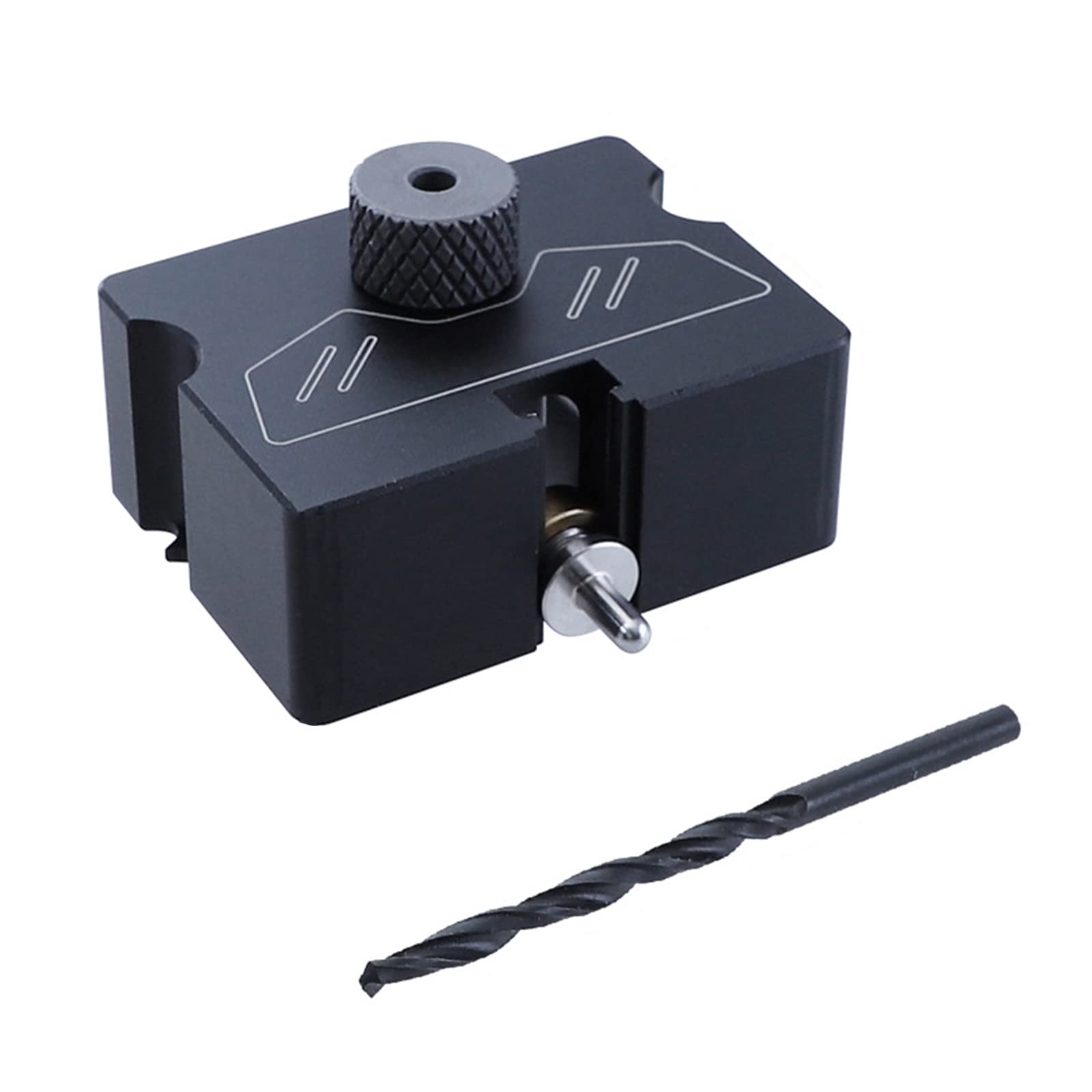 Tsophreniq Invisible Connector Locator Hole Opener Positioner Guide Jig Joinery Aluminium Alloy Woodworking Tool Invisible Connector Locator Hole Opener Positioner Guide Woodworking Tool