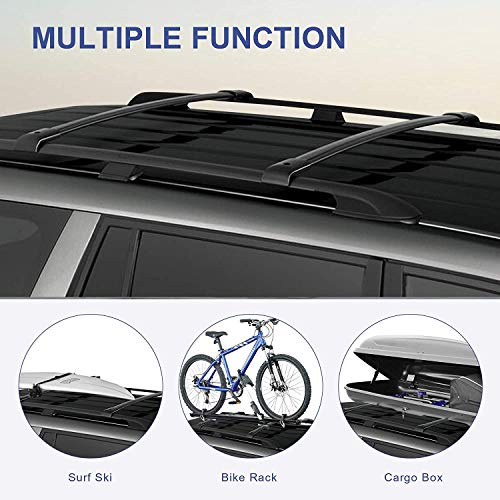 MOSTPLUS Roof Rack Cross Bar Rail Compatible with Honda Pilot 2003 2004 2005 2006 2007 2008 Cargo Racks Rooftop Luggage Canoe Kayak Carrier by MOSTPLUS - Used condition - Image 5