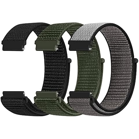XFYELE Nylon Watch Band Compatible with Samsung Galaxy Watch 7/6/5/4/FE 40mm 44mm/Watch 6 Classic 43mm 47mm/Watch 5 Pro 45mm/Watch 4 Classic 42mm 46mm, 20mm Quick Release Replacement Sport Strap Cover