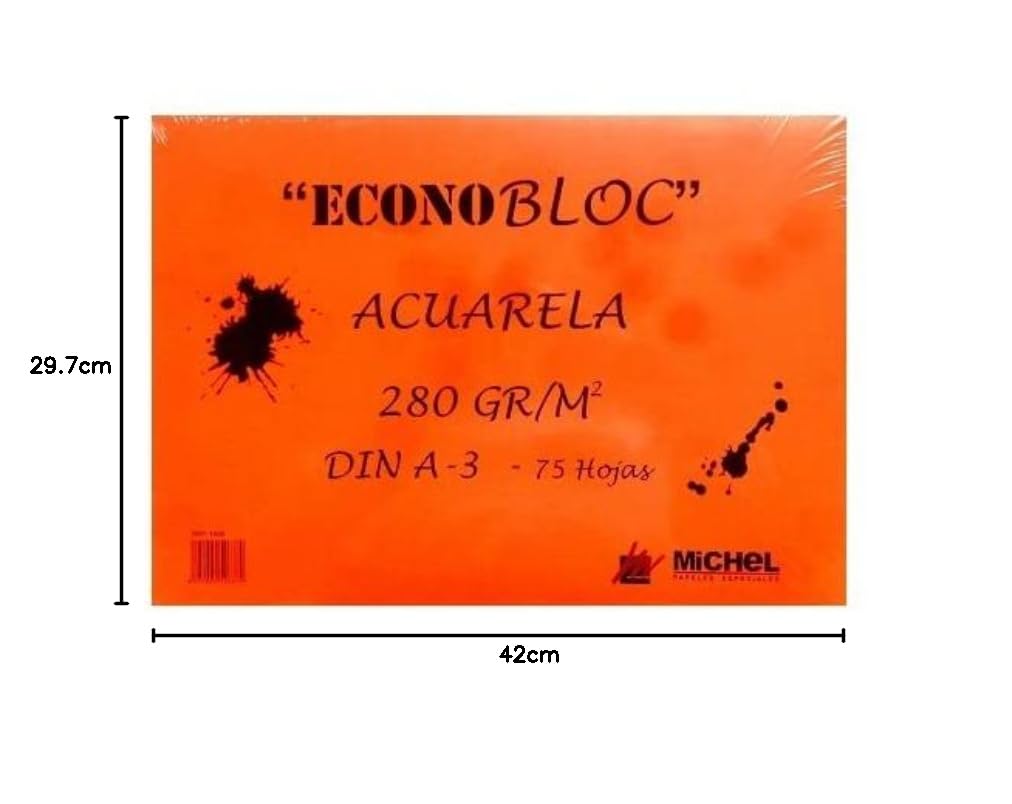 MICHEL Aquarellpapierblock A-3, 280 g, 75 Blatt