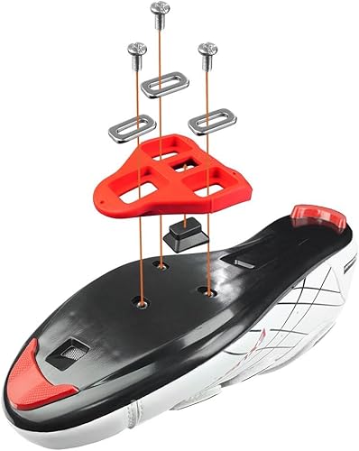 Miniatura 8 de BV Tacos de bicicleta compatibles con Peloton Look Delta (flotador de 0 grados o 9 grados) - Juego de tacos de bicicleta para ciclismo de interior y