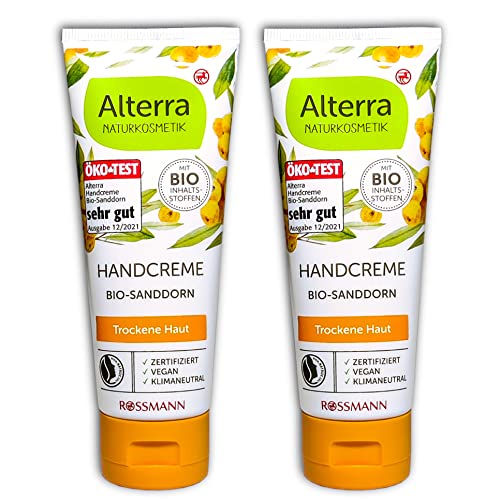 Crème mains Alterra bio formule riche argan et argousier hydratation