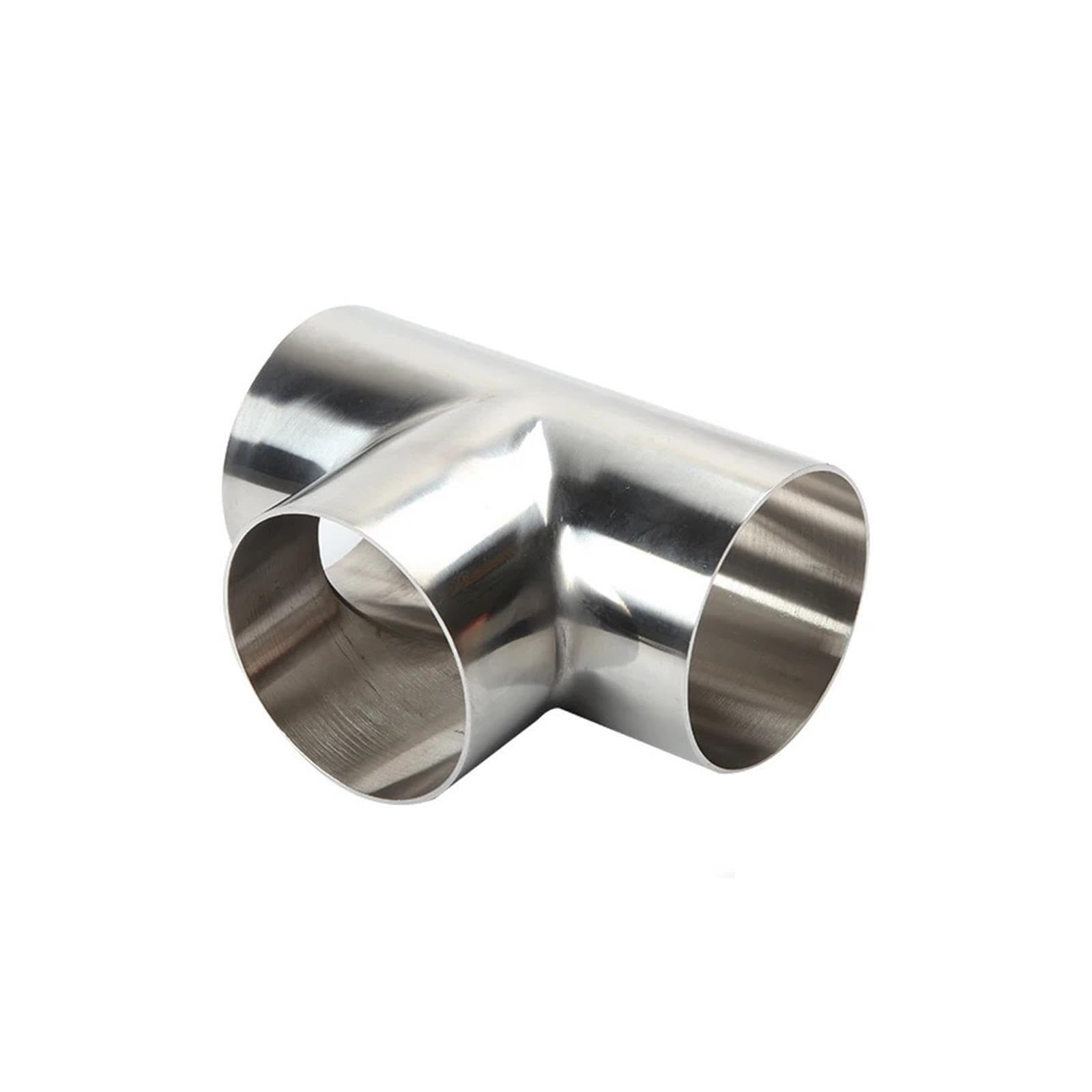 304‑Stainless‑Steel Weld Tee Connector OD 25‑102mm