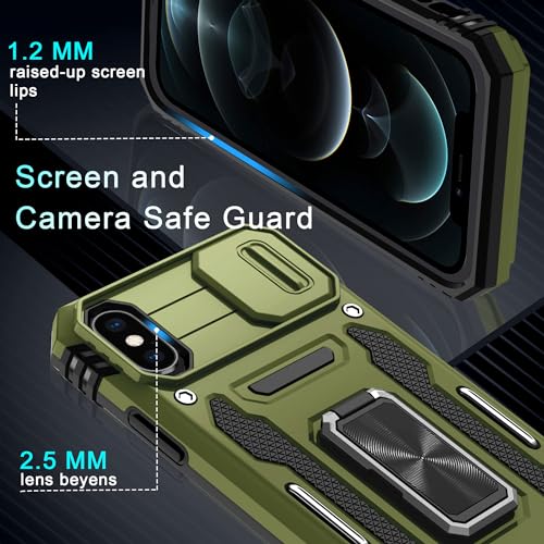 Coque antichoc iPhone Xs Max robuste avec béquille et verre de protection - 5