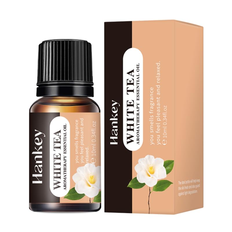 CASANOVA® - Aceite Esencial De Te Blanco 10ml Para Humidificador Aromaterapia Natural Aromas Bio Difusor Ambientador Perfumes Hogar Aceites Esenciales Puros Incienso Velas Esencias (10ml, Te Blanco)