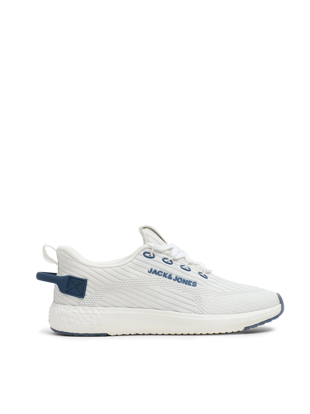 JACK&JONES White Knit Lace-Up Sneakers (B0CRDJS8KM) Amazon Price History, Amazon Price Tracker