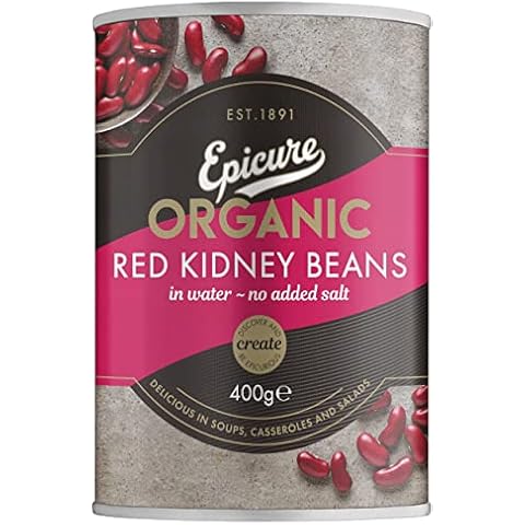 Epicure Organic Red Kidney Beans in Water, 400g (Pack of 6) Cover