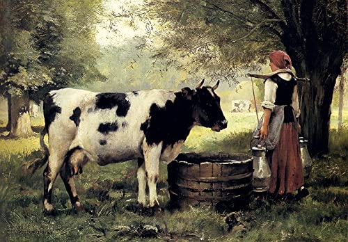 Tableau la Laitière Julien Dupré pour créer une ambiance vintage dans votre chambre