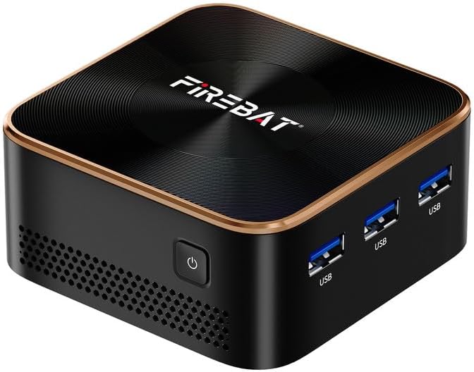 Mini PC N100 Intel, 1TB M.2 SSD SATA 16GB RAM LPDDR5, Smaller Mini PC, Mini Desktop Computer, 4K UHD Triple Display, Mini Server for Business, School, Office, Home