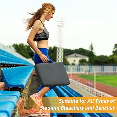 Image of FASTMOMENT Airplane Seat Cushion Portable Travel Cushion for Comfort Foldable Stadium Pad with Breathable Fabric Seat Pad Perfect for Long Flights, Office, Bleacher, Camping