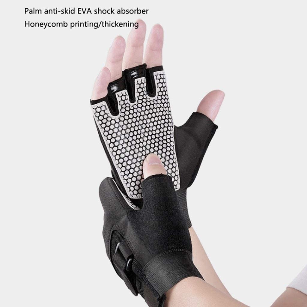 Rękawiczki Sportowe Rękawice Rowerowe Half Finger EVA Sports Racing Rękawice Rowerowe Szosowe Antypoślizgowe Rękawiczki Zimowe Rowerowe