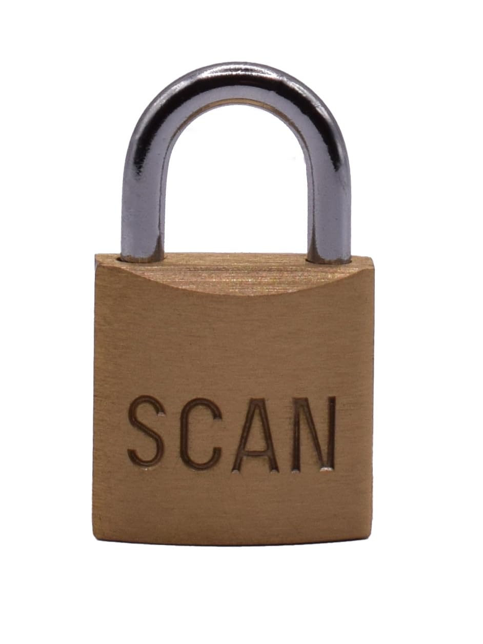 Scan Yale Locks Y110b/20/111/1 Brass Padlock 20Mm