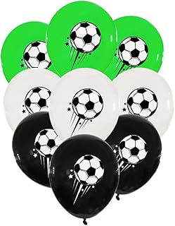 18 Pcs Soccer Party Latex Balloons 12