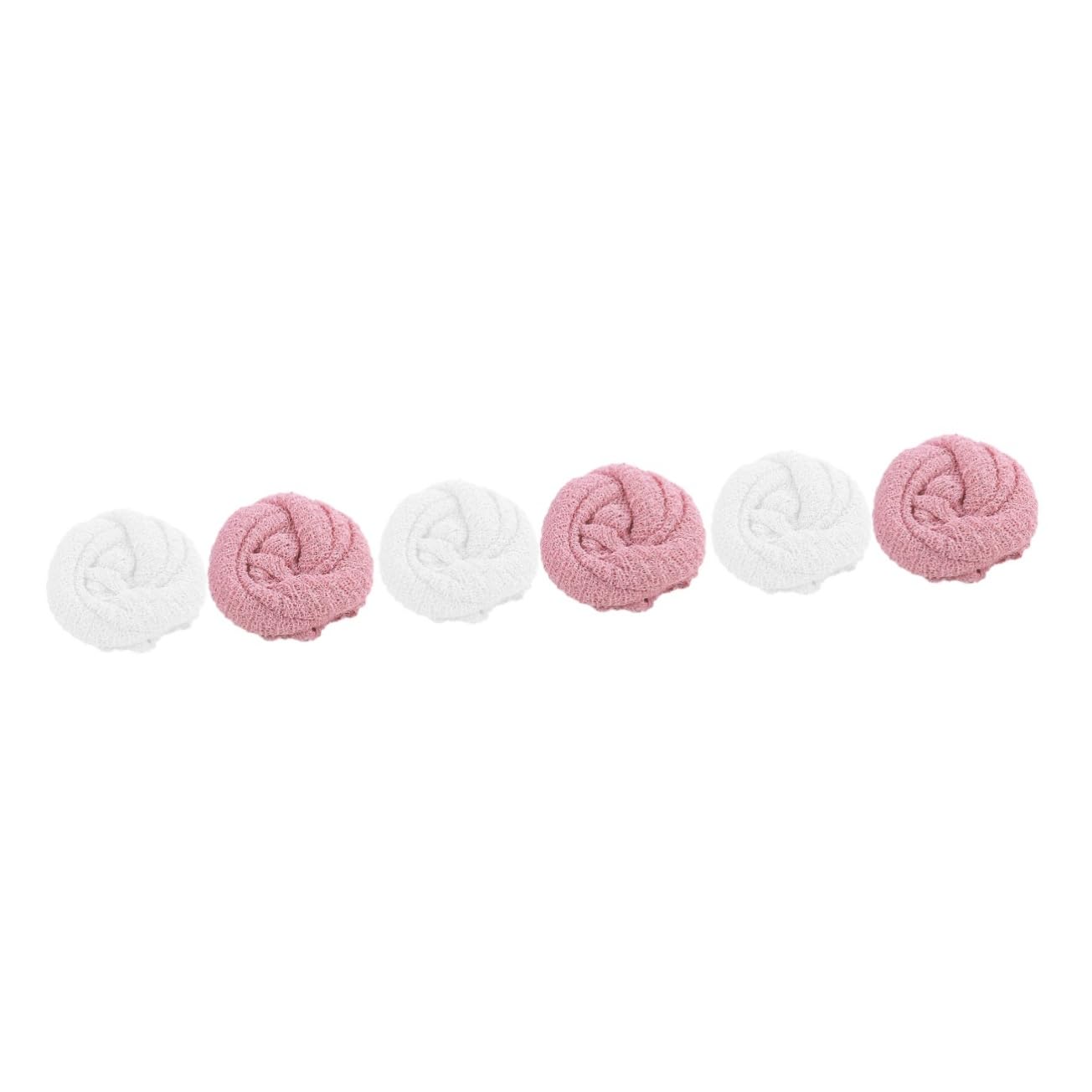 YARNOW 3 Series Envolvente para Recién Nacidos Transpirable Y Elástico para Fotografía Rosa 2 Piezas X 3