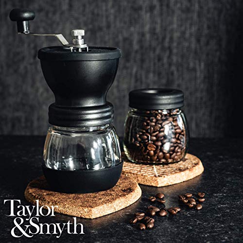 Taylor & Smyth Kaffeemühle, tragbar, Keramik, mit einstellbarer Grobheit, kompaktes Design für Zuhause, Büro und… – Bild 7