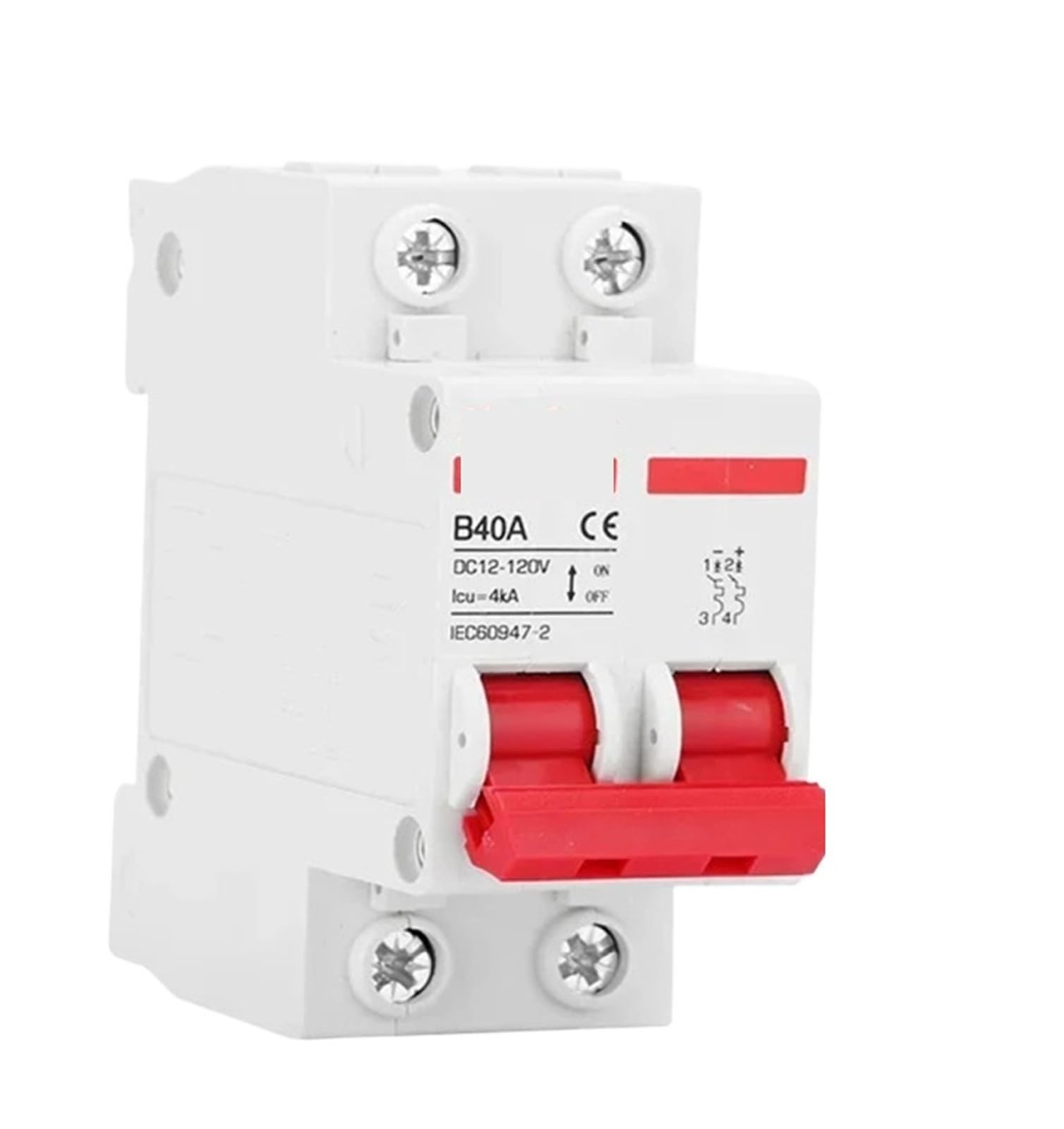 DC 12V 24V 48V 60V 110V Interruttore di Protezione Della Batteria Interruttore Positivo Negativo Corto Circuito 2P 10A 20A 50A 100A 125A 150A