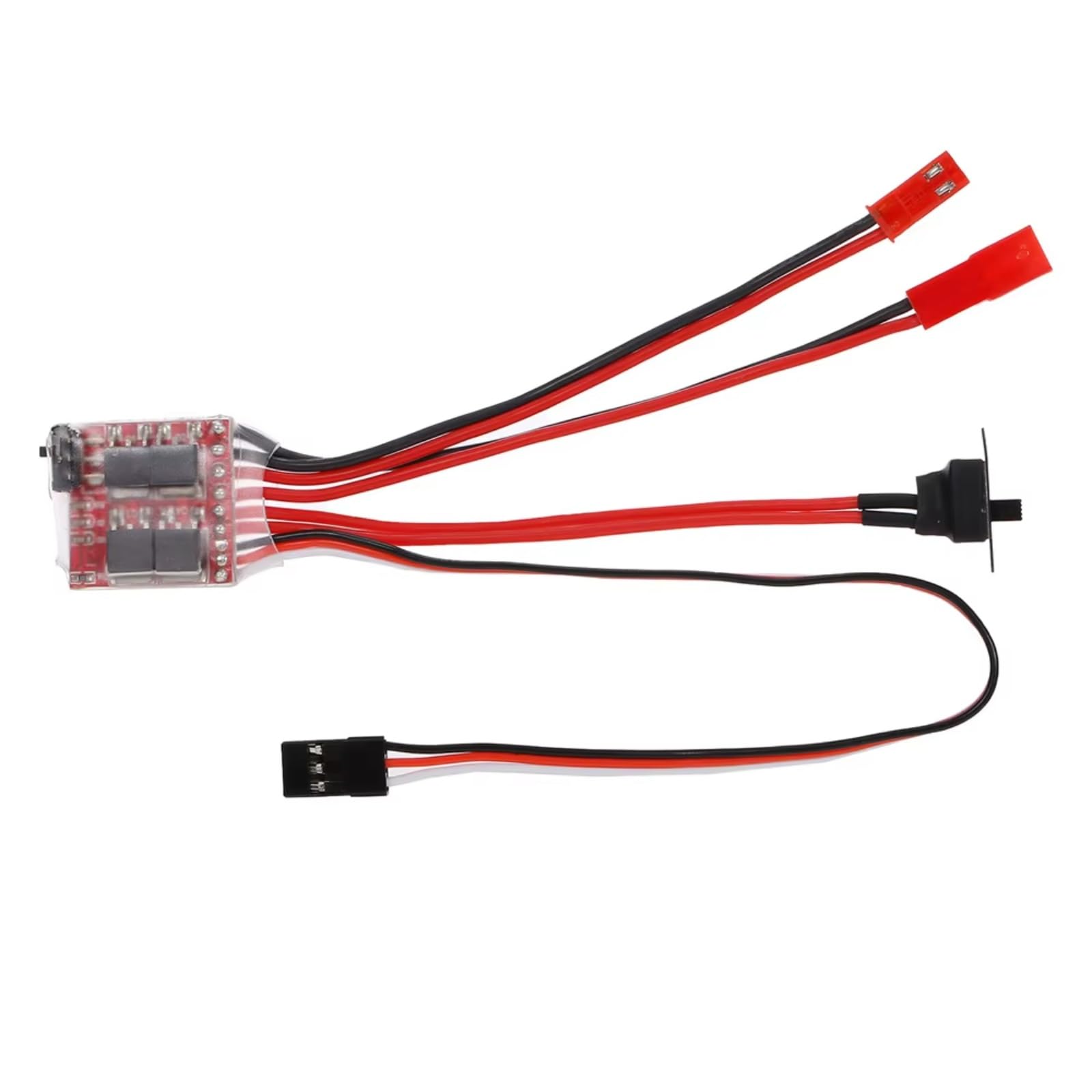 Per 1/16 1/18 1/24 30A Spazzolato ESC Avanti Retromarcia Freno Dual Way Regolatore Velocità Del Motore RC Modello Auto Accessorio Ricambio Veicolo ESC RC