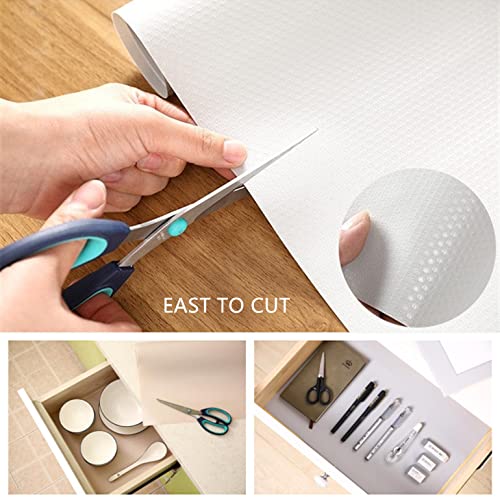 Eva Oil-Proof Drawer Liners,17.7 Inches × 10Ft, Non-Adhesive Cabinet Shelf Liners, Waterproof Fridge Mats Kitchen Cabinets Mat For Drawers, Shelves, Refrigerator(Mint Green) #TOP3