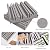 TroyStudio Self-adhesive Acoustic Foam Panels, 12 X 12 X 2 Inches 18 Pcs Broadband Sound Absorbing Foam, Dense Soundproof Padding Tile, Recording Studio Foam Absorber, Groove Decorative Wall Panel