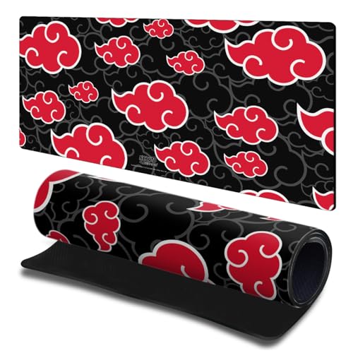 Tapis de souris Naruto Akatsuki 600x300mm sous licence officielle pour bureau gaming
