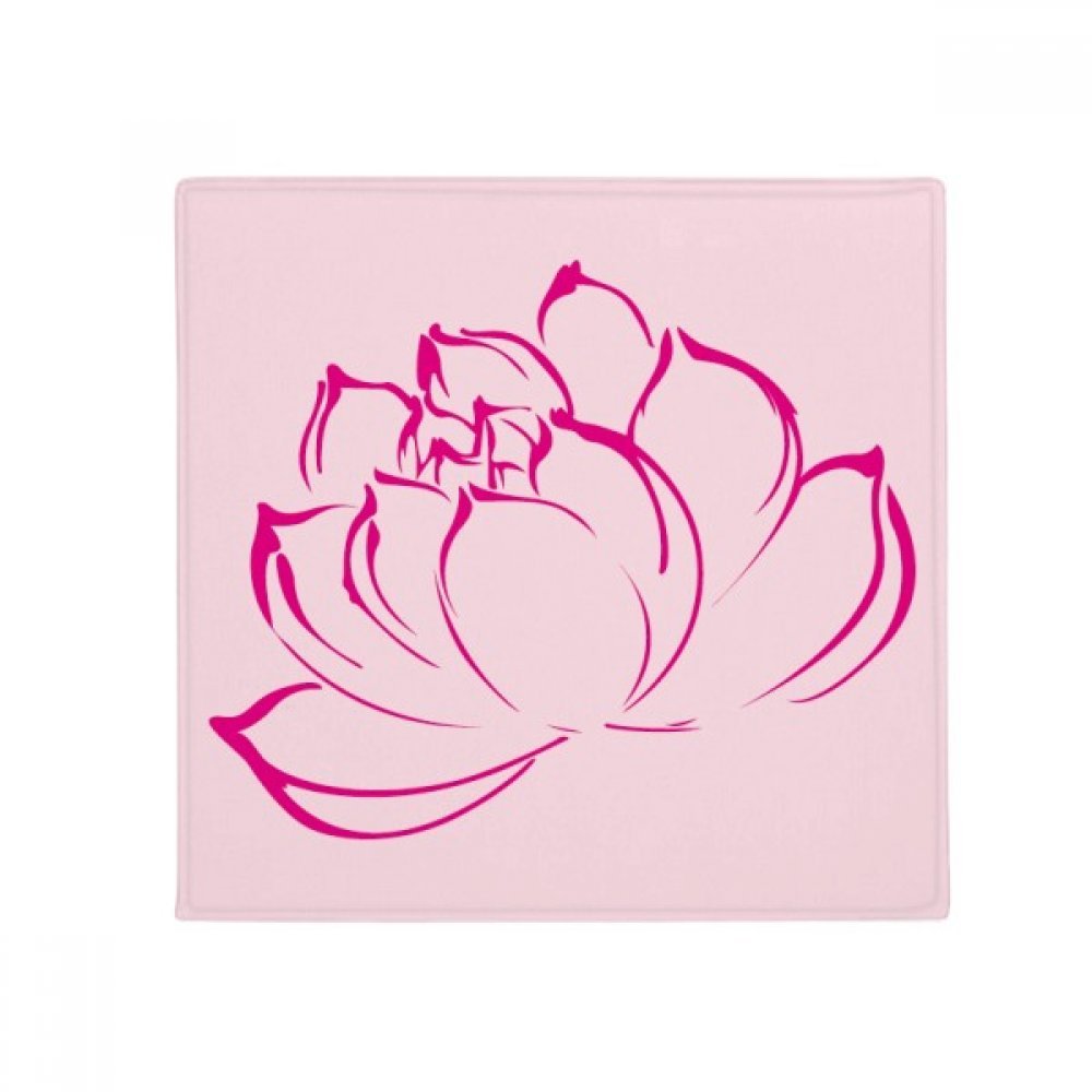Tapis de sol fleur de lotus anti-slip pour l'entrée et la cuisine de votre maison