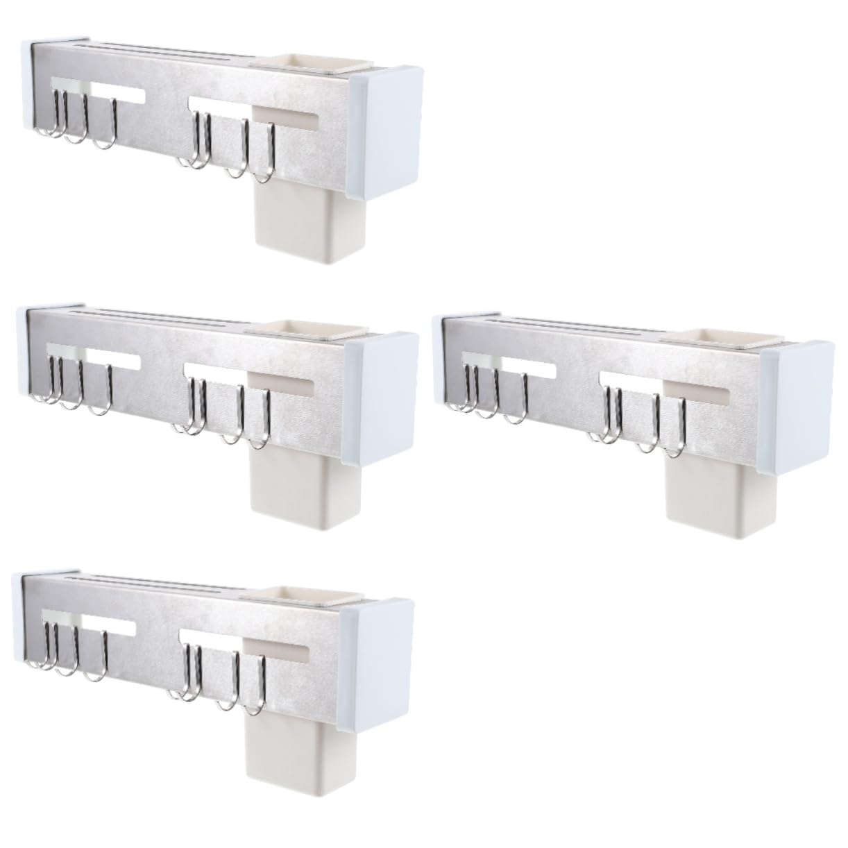 balacoo 4pcs Convenient Chopstick Holder Wall-mounted Cutlery Holder Kitchen Utensil Rack Cutting Board Organizers Utensil Accessory