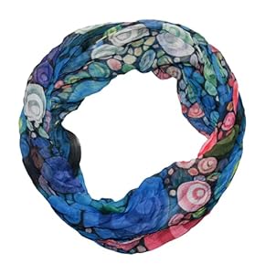 beybey® Trance Edition Damen Seide Loop Schal