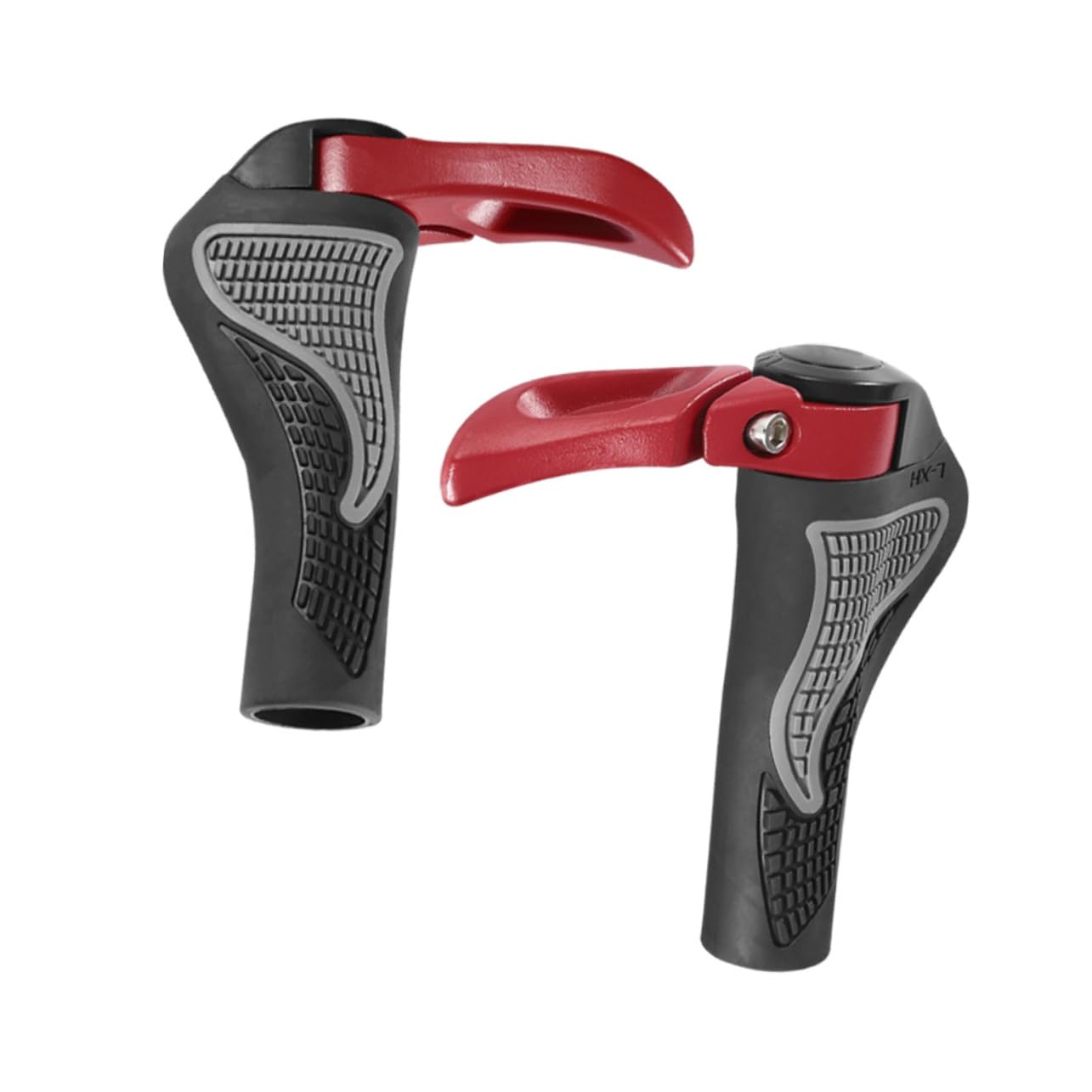 Toyvian Housse De Guidon De Vélo en Alliage D'Aluminium Poignées De Guidon Universelles Caoutchouc Rouge