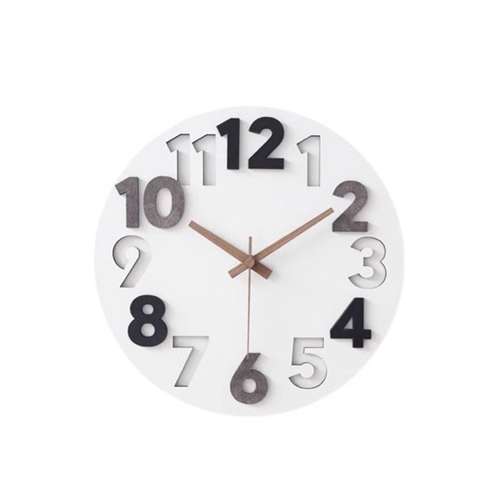 Horloge murale numérique simple et moderne pour chambre et salon