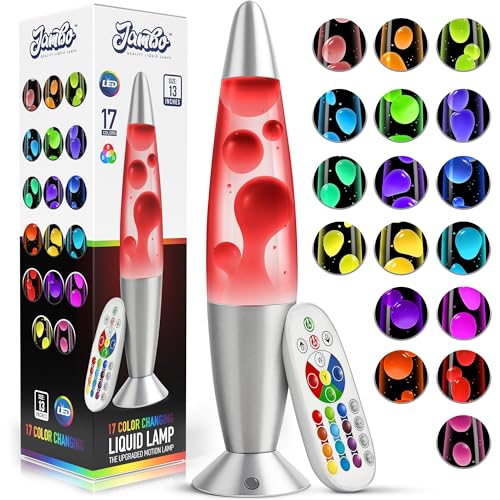 JAMBO 17-Color Changing LED Motion Lamp with Remote, 13