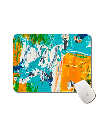 Image of WHATS YOUR KICK Abstract Pattern | Floral | Pattern | Rangoli | Printed Mouse Pad /Designer Waterproof Coating Gaming Mouse Pad for Computer /Laptop (Multi25)