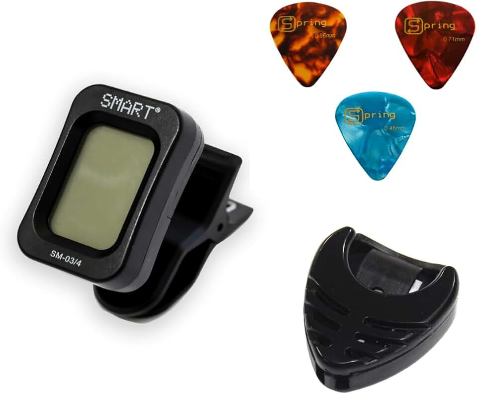 Kit Afinador digital Smart SM-03/4 palheta e porta palheta