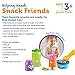 Learning Resources Helping Hands Snack Friends - 7 Pieces, Age 3+ Toddler Toys, Fine Motor Fun, Preschool, Fine Motor Skills, Toddler Activities