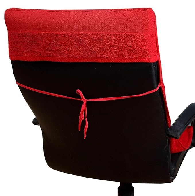 Image of Car Seat Towel Cover, Universal Size 76x152 cm, Soft and Comfortable Seat Protector for All Cars, Single Pack of 1 (1, Ch red, 30x60inc.)