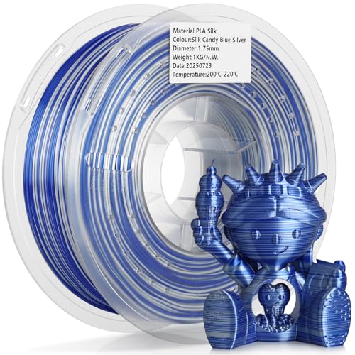 Image of LANDU Silk PLA Filament 1.75mm 3D Printer Multicolor Filament Gradient Color Changing Filament 1kg (2.2lbs) Dimensional Accuracy + /- 0.07 mm Silk Candy