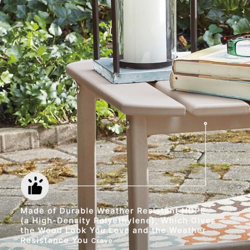 Signature Design by Ashley 1-Piece Outdoor Side Table, Driftwood - image 2