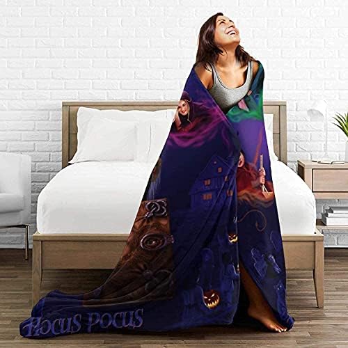 N A Hoc-us Pocus Blanket Warm and Durable Ultra-Soft Soft Blanket Micro Fleece Blanket for Couch, Bed, Sofa, Travel All Seasons 50x40 inch 50x40 inch