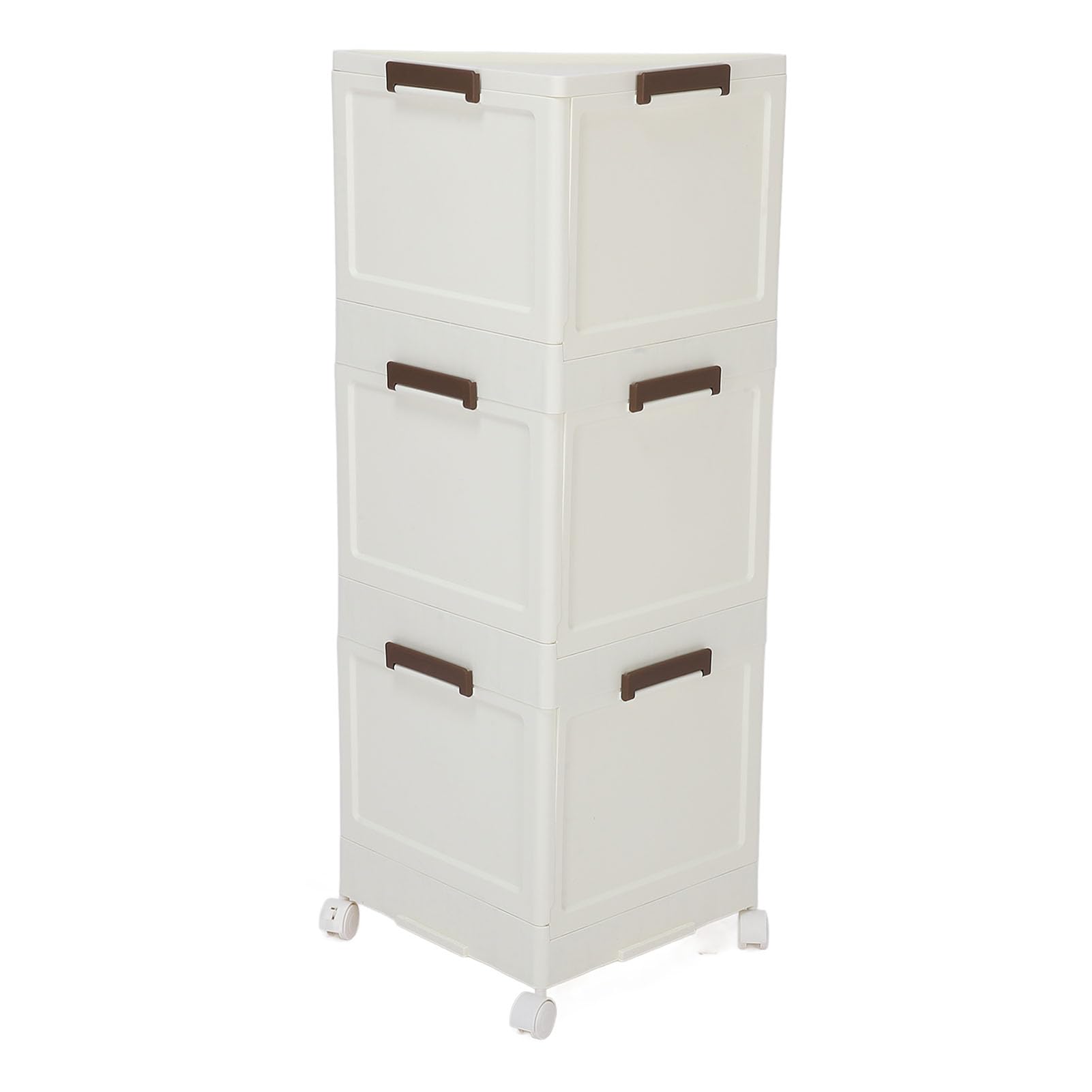 Estantería de esquina para almacenamiento, estantería de esquina con 4 ruedas móviles para espacios pequeños, baños, cocinas, salas de estar, oficinas en casa (3 Tier)